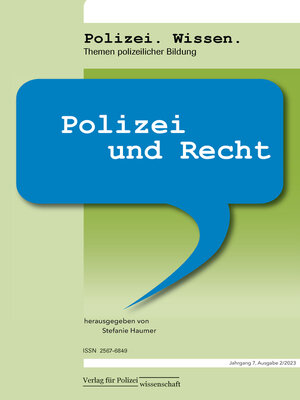 cover image of Polizei.Wissen.